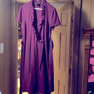 Knee length dress, heavy stretchy material,.